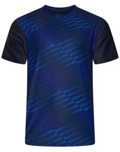 KAM Active Sports Print Tee Navy